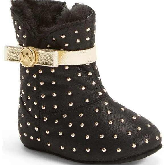 NEW MICHAEL MICHAEL KORS BABY GRACE TIFF BOOTS SZ 2 - Picture 1 of 8